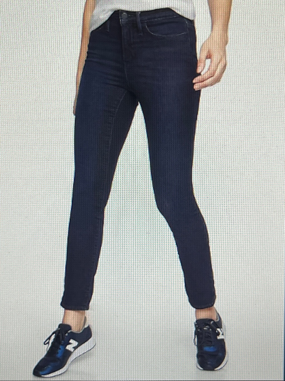 Athleta Sculptek Skinny Jean Overdye Wash size 10 New With Tags